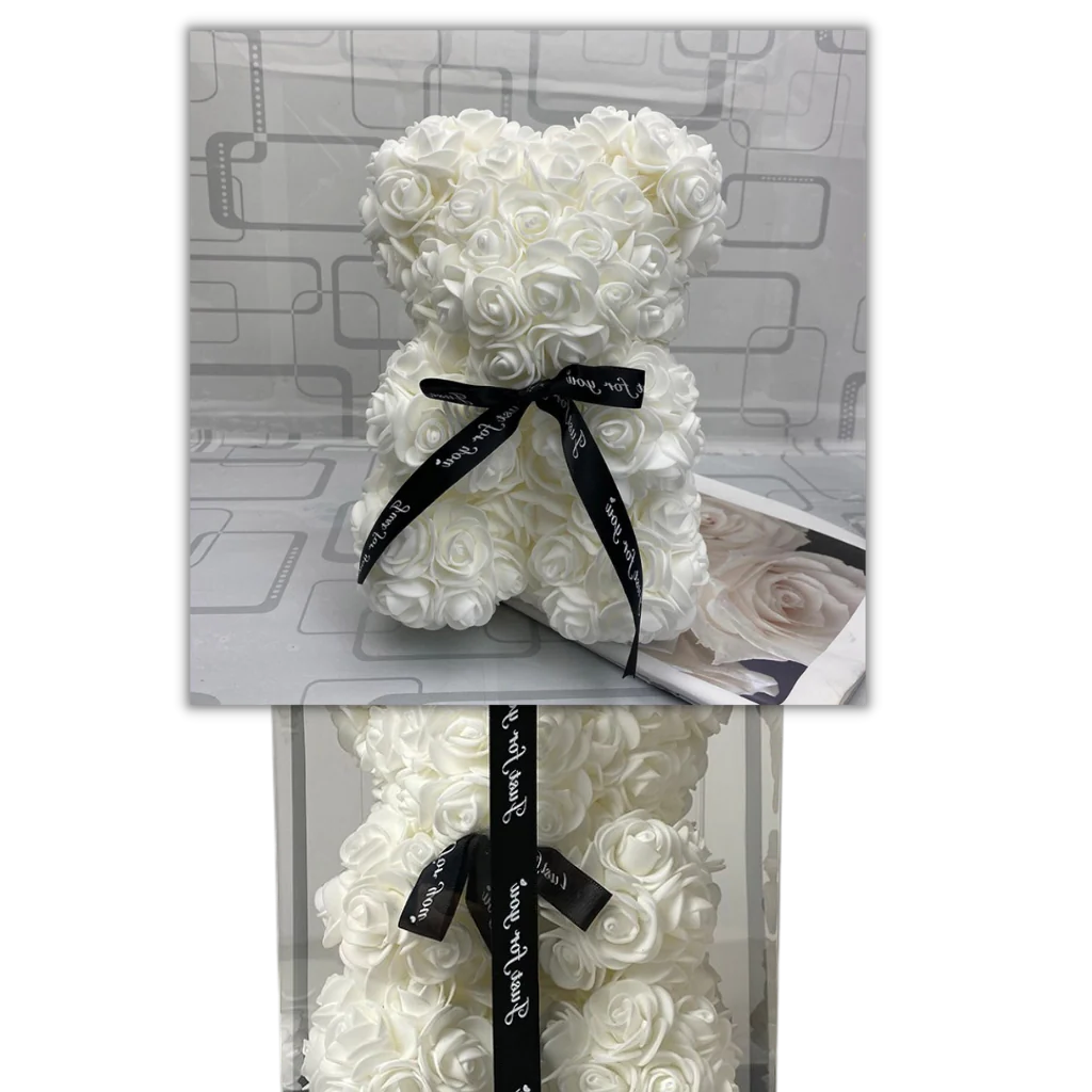 Roses teddy bear